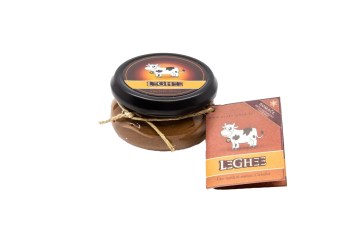 Leghee natural sweet buttery spread with hazelnuts and honey 230 ml
